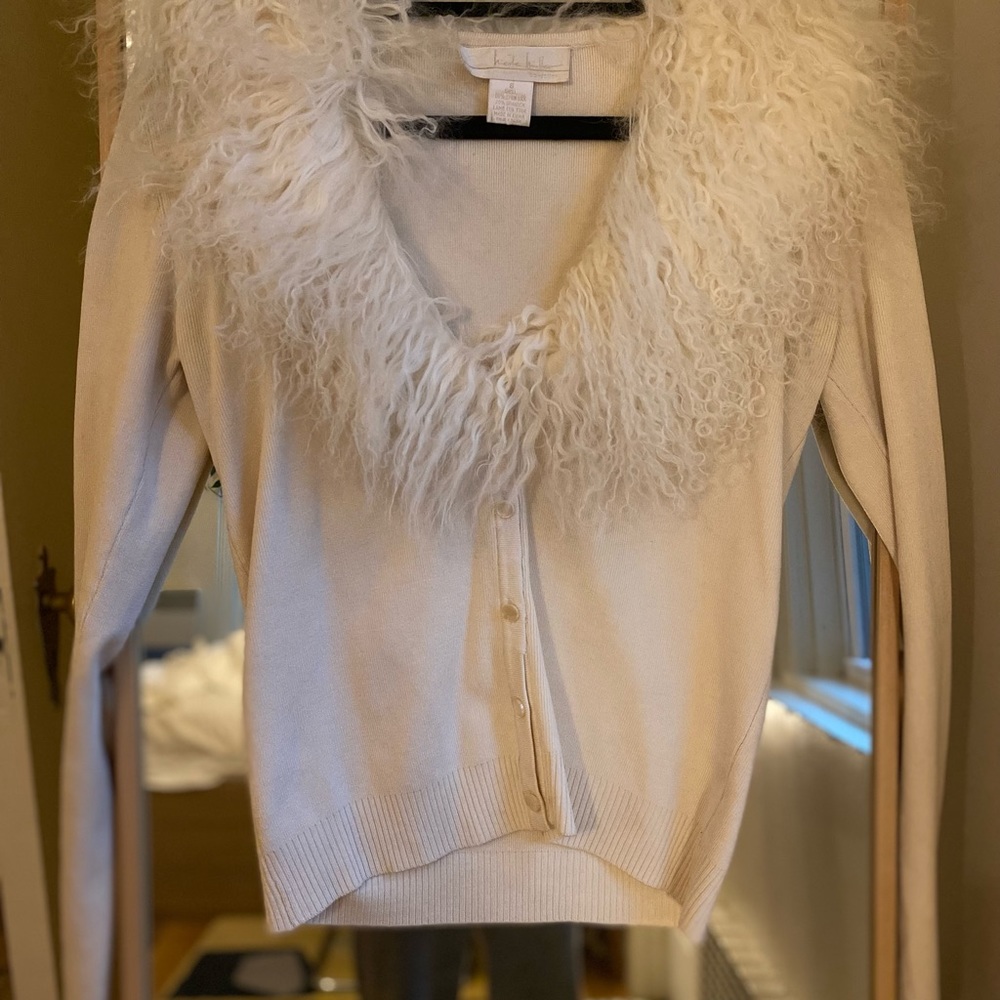 Vintage Nicole Miller Shaggy Cardigan